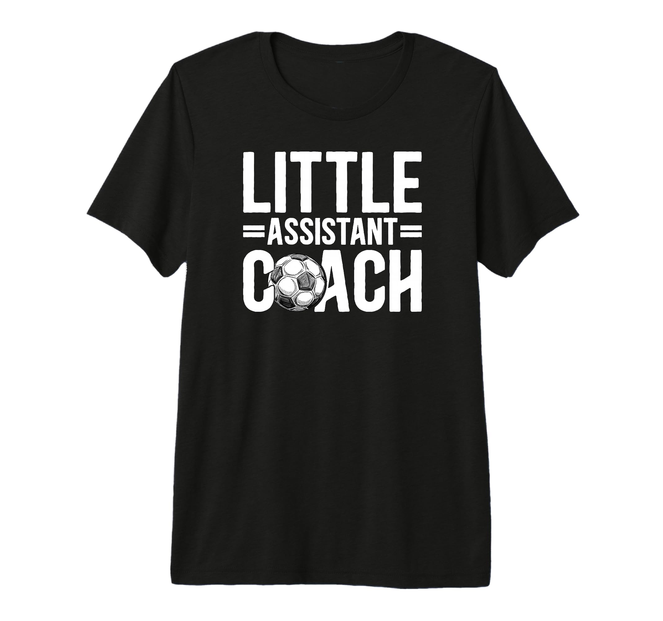 Little Assistant Coach Soccer Assistant T-Shirt - Graphic Print Men Women