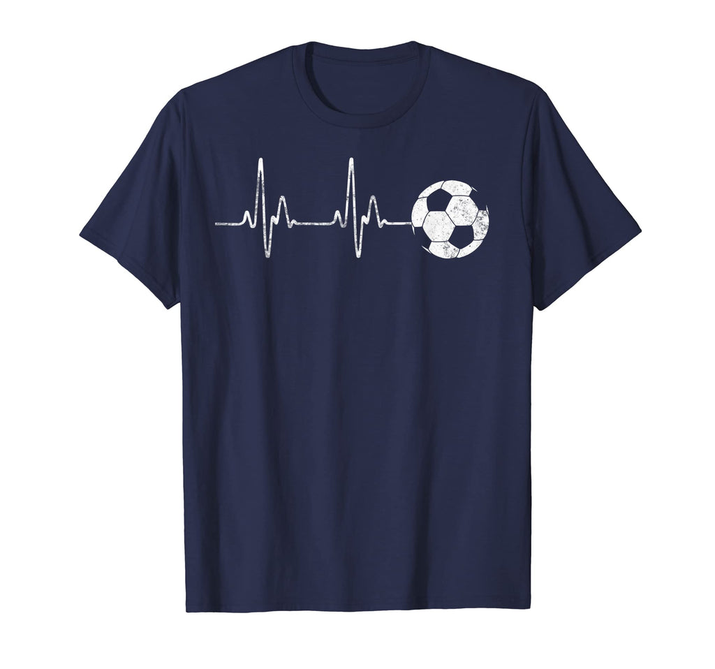 Soccer Heartbeat Soccer Player T-Shirt - Unique Graphic Men Women