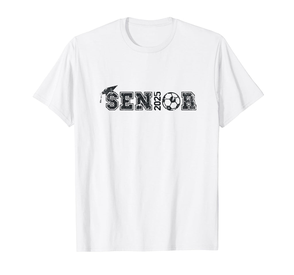 Class 2025 Senior Soccer T-Shirt - Minimalist Print Men Women