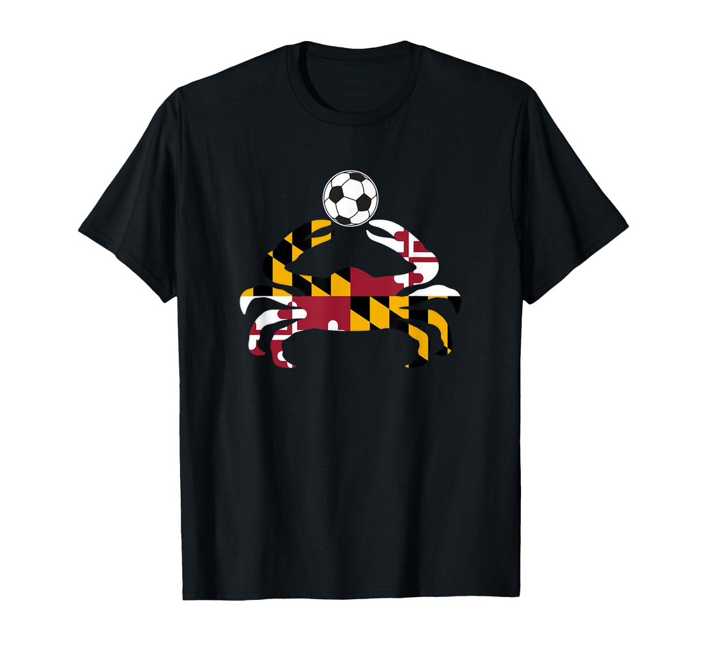 Maryland State Flag Blue Crab T-Shirt - Fun Novelty Design for Adults