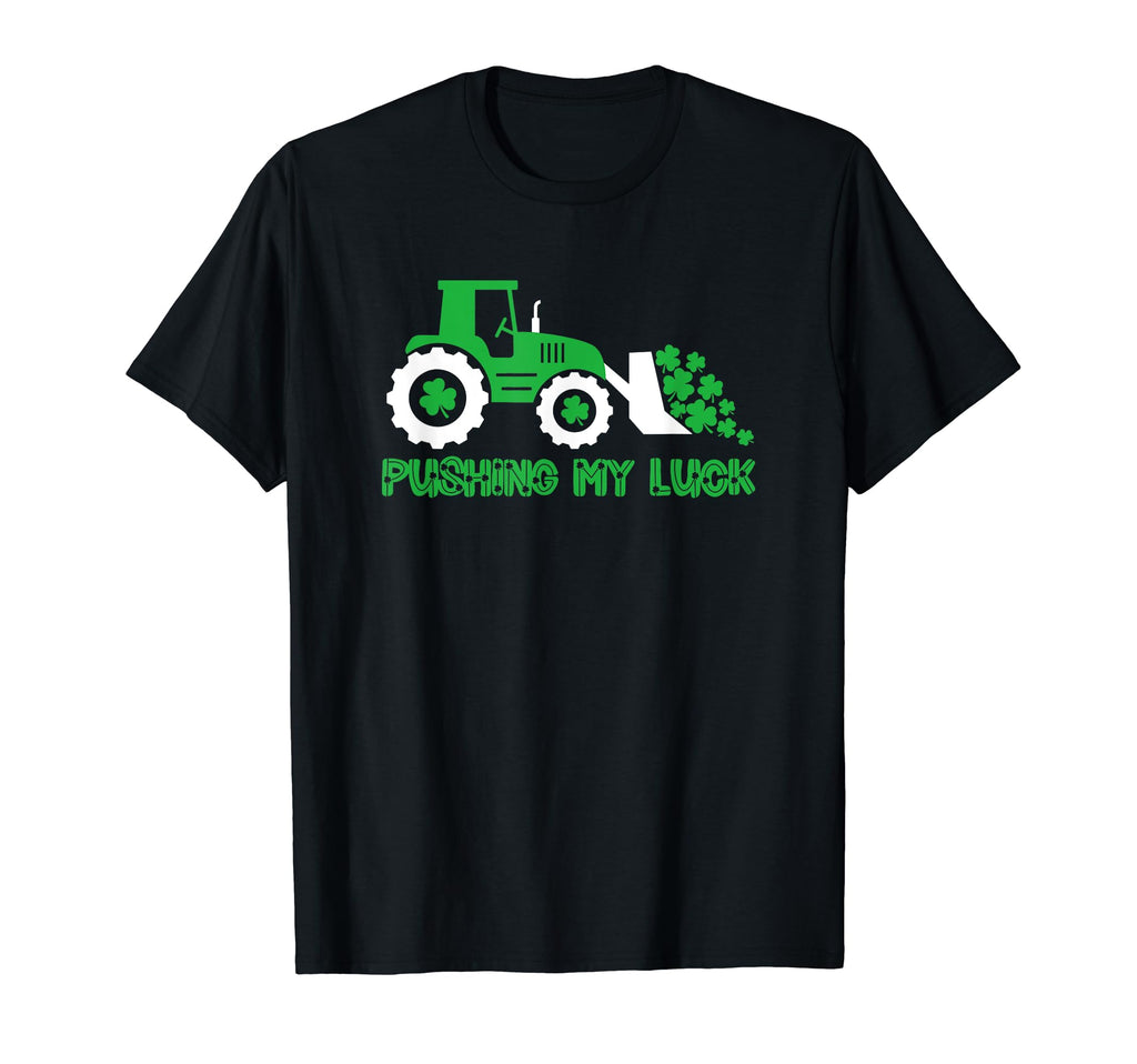 Pushing My Luck Construction Worker T-Shirt - Casual Everyday Wear Unisex