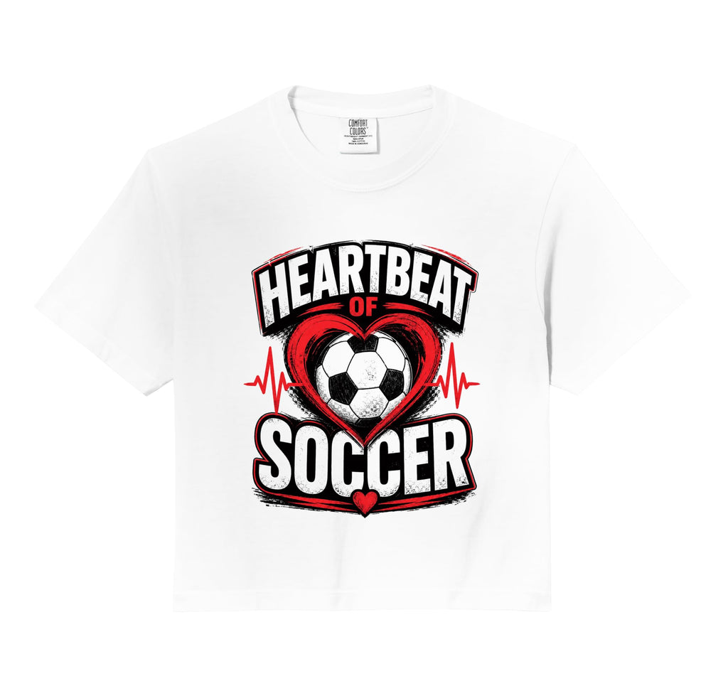 Football Collection Soccer Heartbeat T-Shirt - Trendy Graphic Men Women