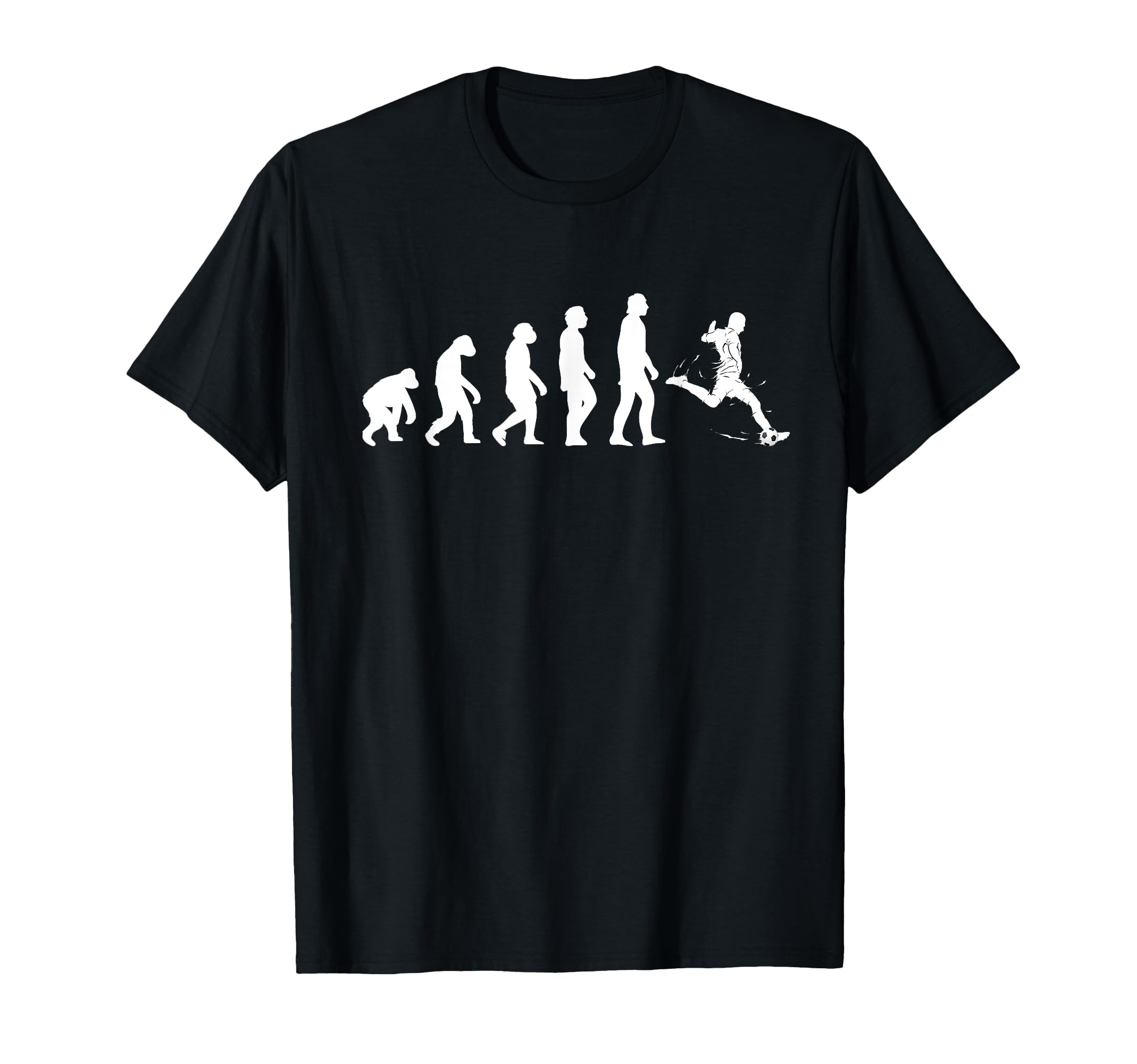 Soccer Football Player Funny Soccer T-Shirt - Minimalist Print Unisex