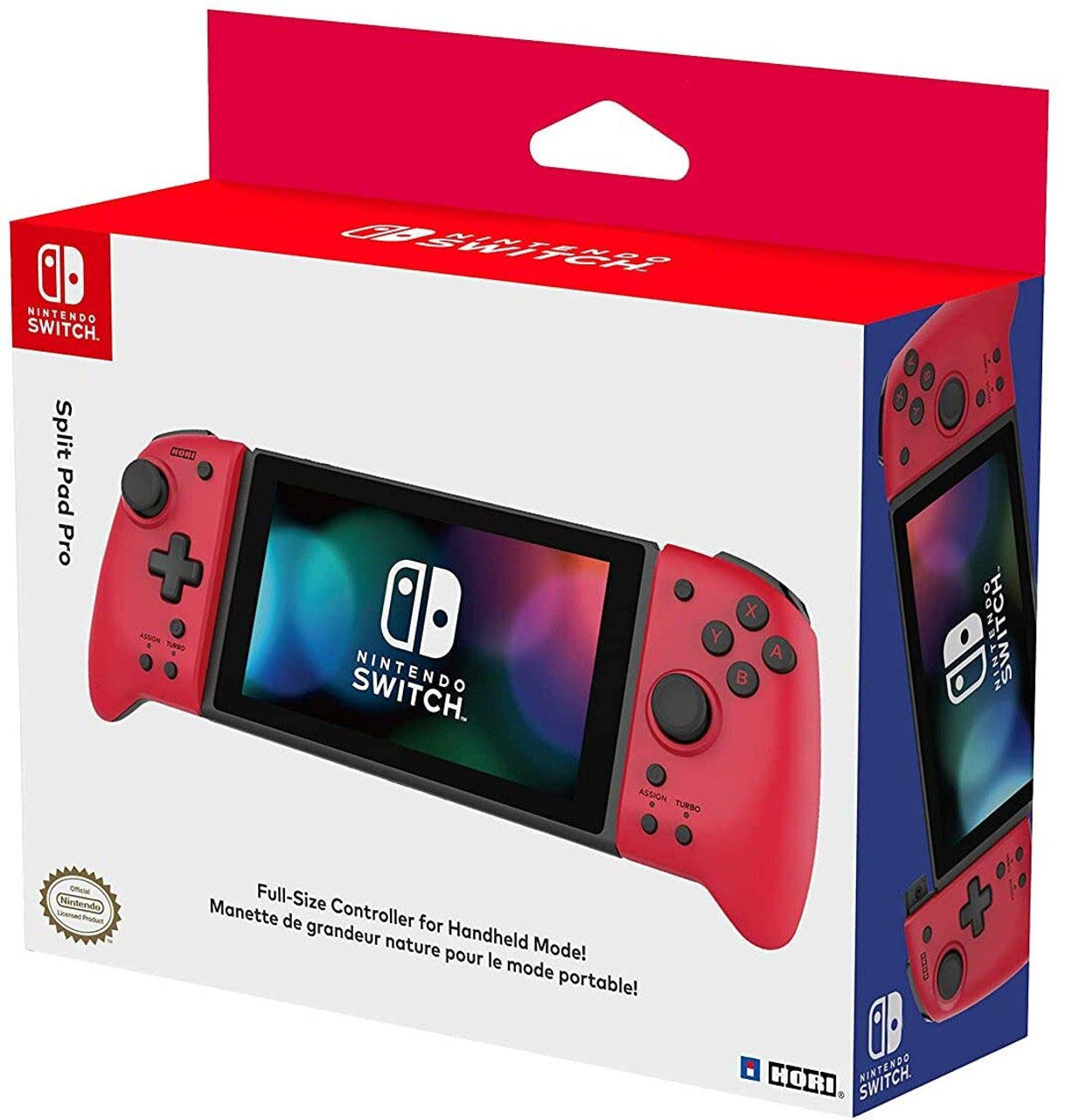 HORI - Switch Split Pad Pro: Red - HORI
