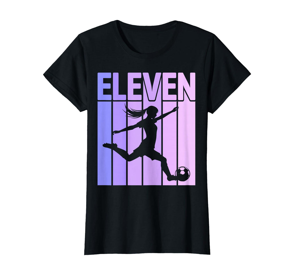 11Th Birthday Soccer Player Eleven T-Shirt - Aesthetic Graphic for Adults