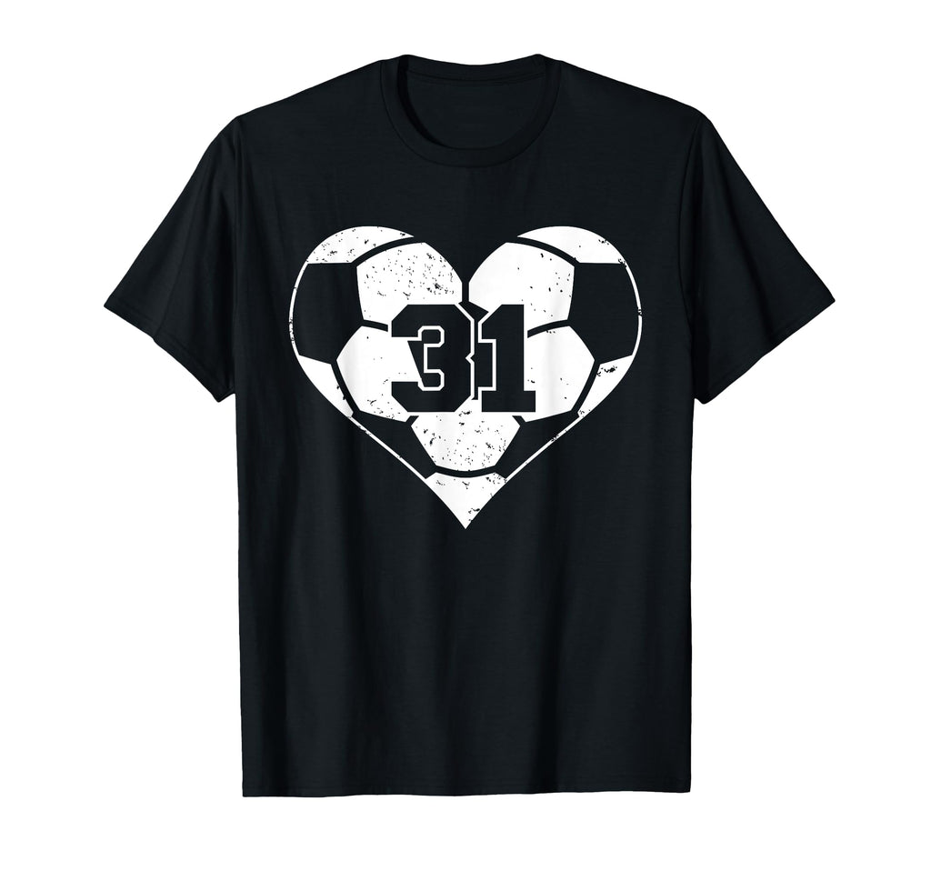Soccer Number 31 Jersey Funny Soccer T-Shirt - Custom Art Print Unisex