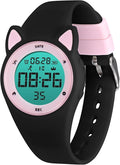 Kids Watches for Girls Boys Digital Sport Watch with Step Counter Pedometer Vibration Alarm Clock, No App Waterproof Fitness Tracker Kids Watch Boys Girls Teens Students Ages 5-16