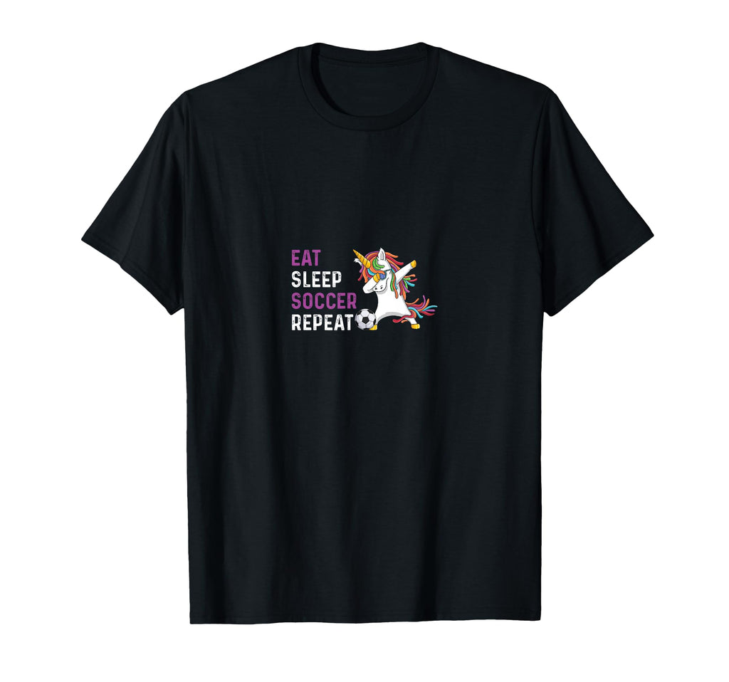 Eat Sleep Soccer Funny T-Shirt - Trendy Graphic for Adults