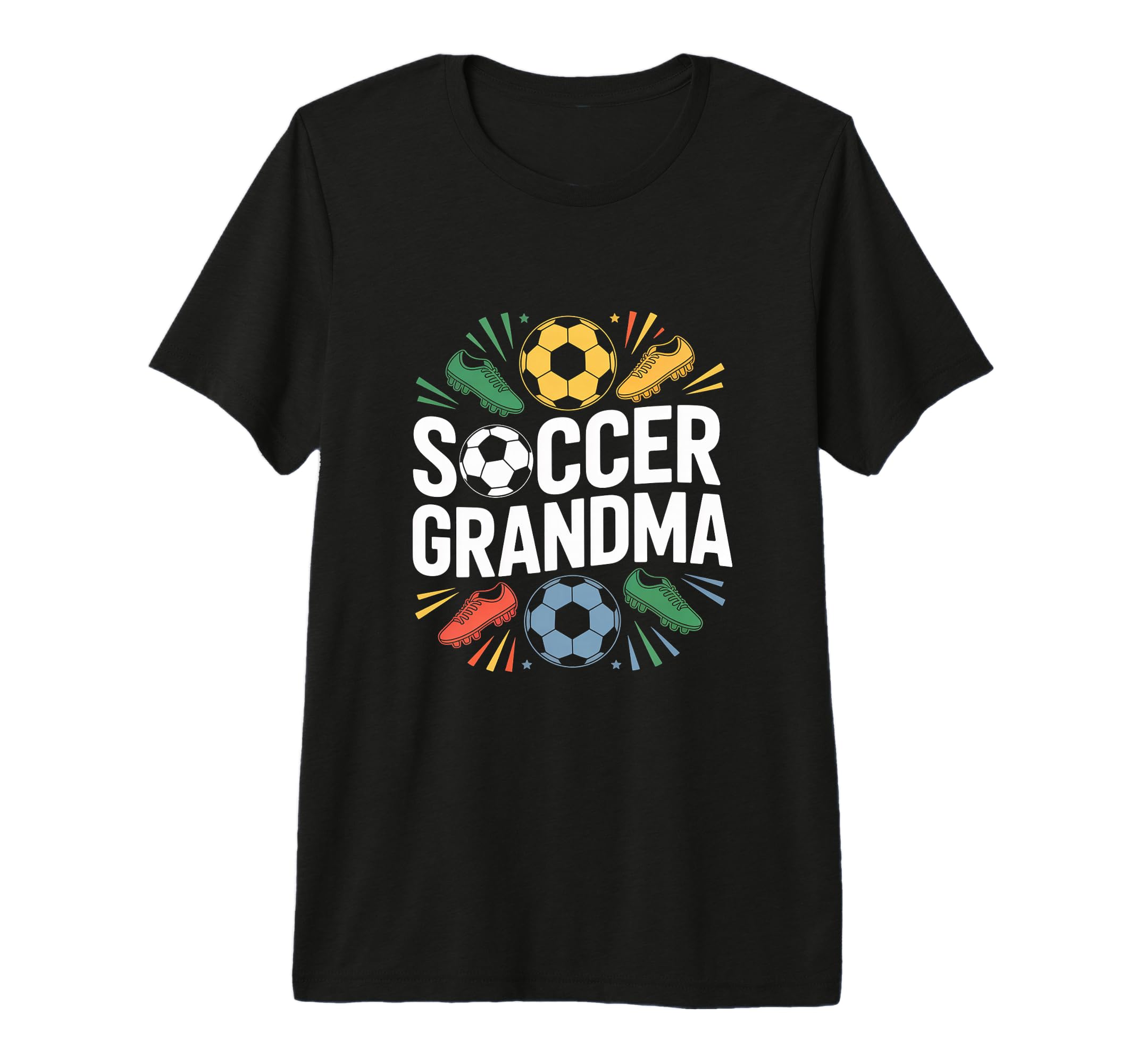 Soccer Grandma Bold Sporty Fun Tri Blend T-Shirt - Streetwear Style Unisex