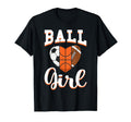 Ball Sports Heart Soccer Basketball T-Shirt - Fun Novelty Design Unisex