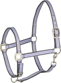 HORZE Adepto Adjustable Horse Halter | Soft, Durable Polyester - Languid Lavender Purple - Warmblood