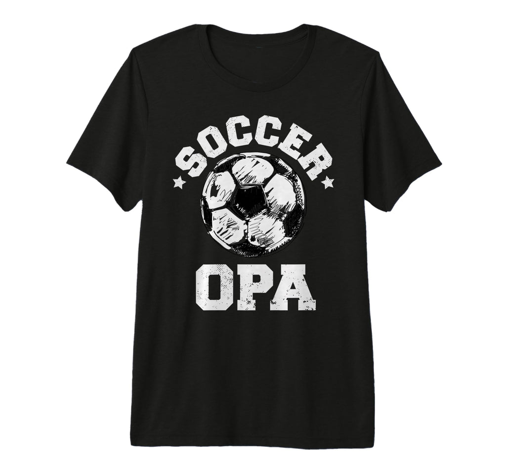 Mens Soccer Opa Soccer Ball T-Shirt - Casual Everyday Wear Unisex