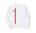 Mexico Flag Mexican Hispanic Pride Sweatshirt - Graphic Print Unisex
