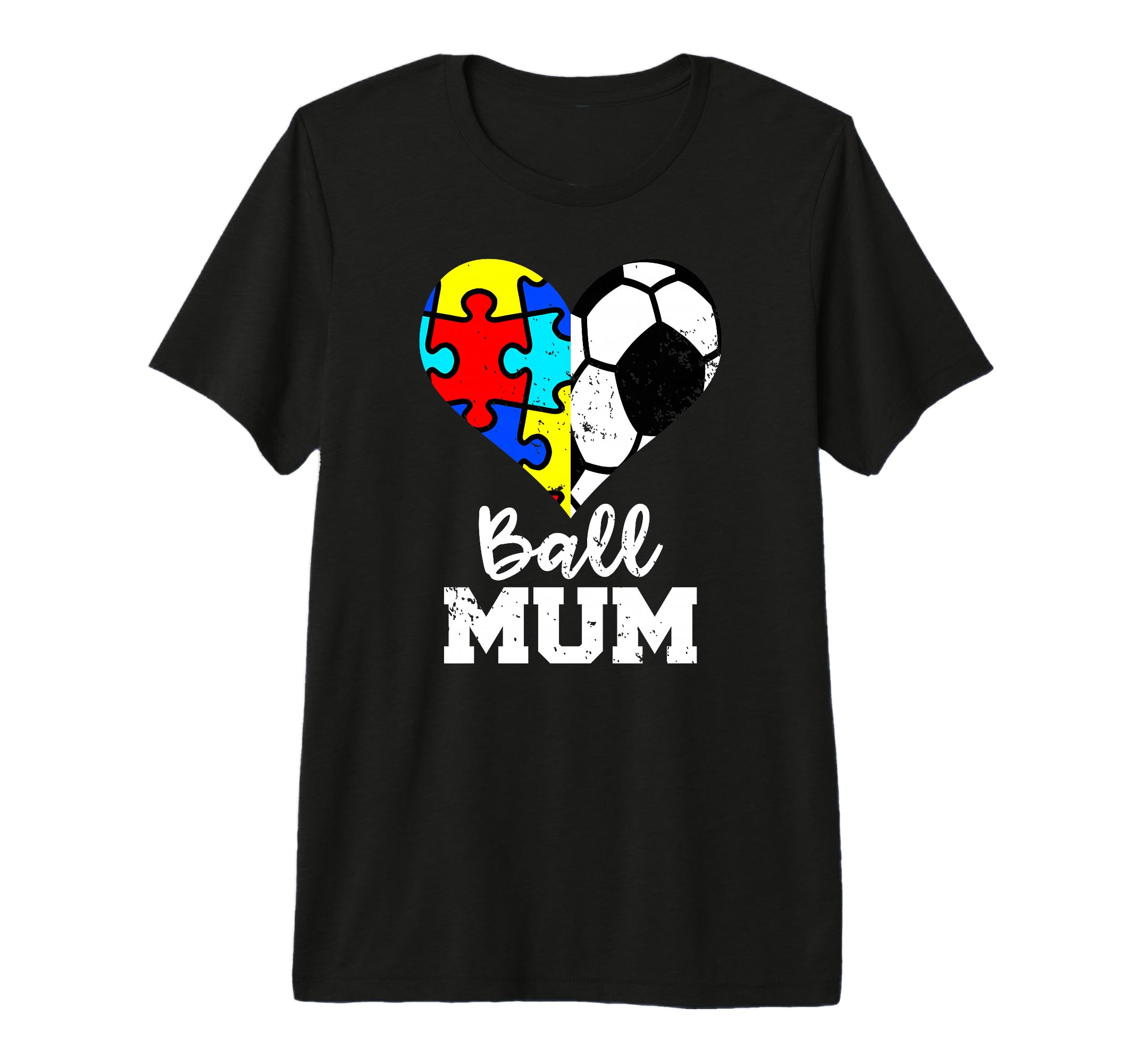 Autism Soccer Mum Funny Autism T-Shirt - Custom Art Print for Adults