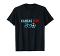 Kansas City Peace Love Soccer T-Shirt - Graphic Print Men Women