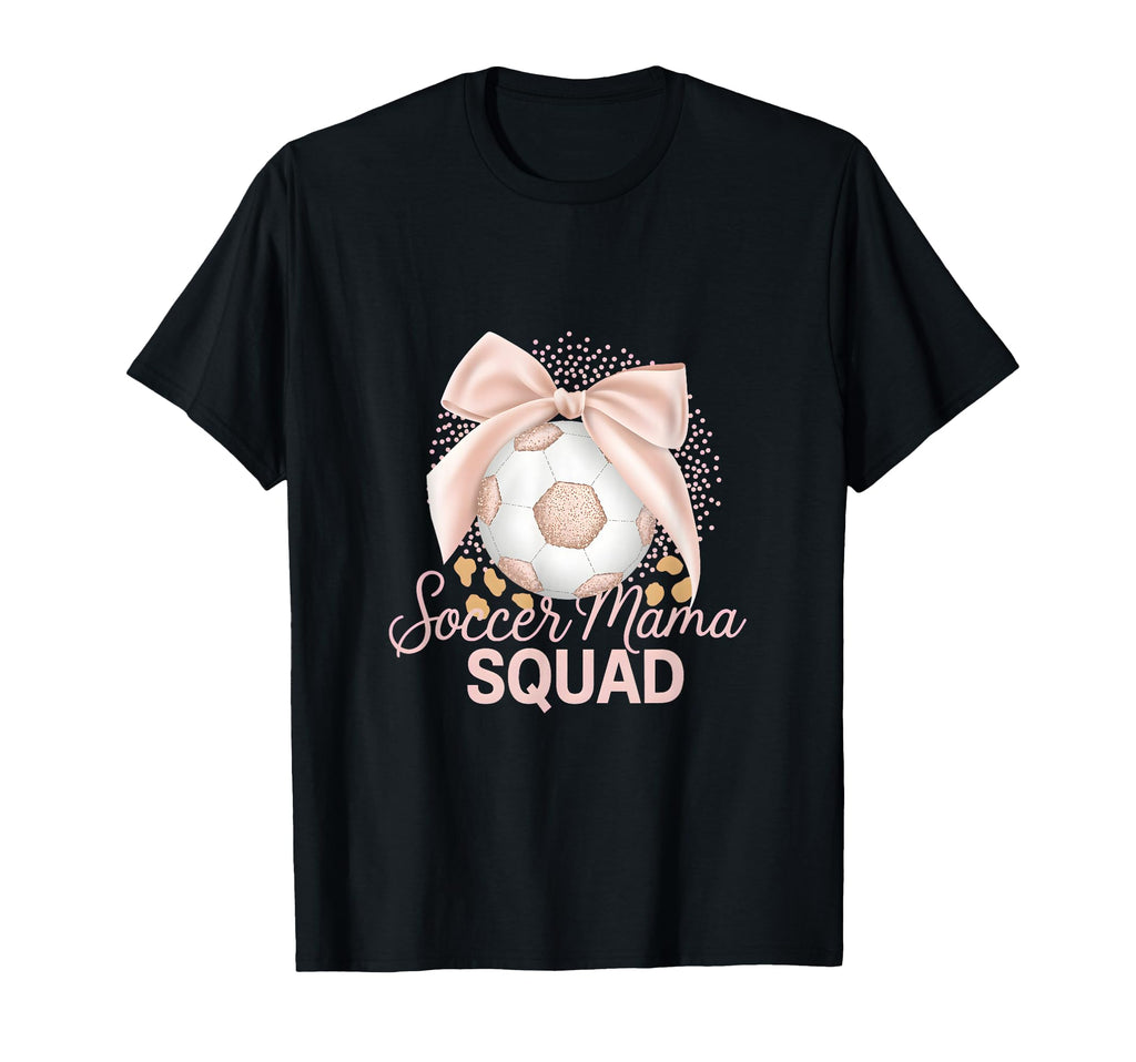 Soccer Mama Squad Coquette Sideline T-Shirt - Minimalist Print Men Women