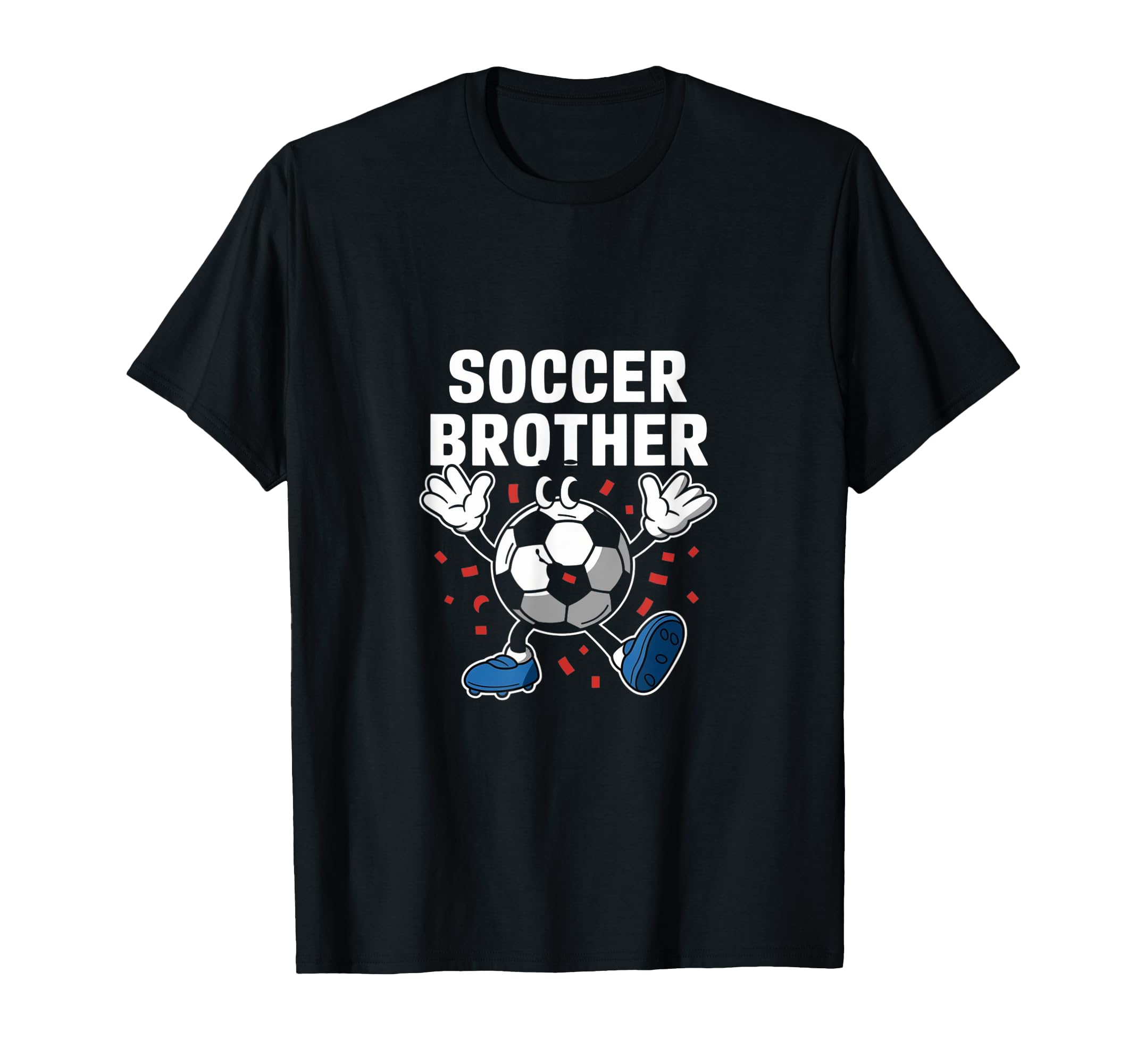 Soccer Brother Match Football T-Shirt - Casual Everyday Wear for Adults