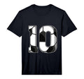 10Th Birthday Soccer Performance T-Shirt - Minimalist Print Men Women