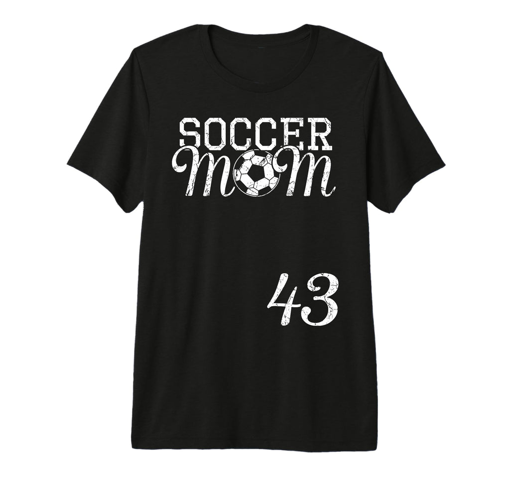 Soccer Mom Jersey Number 43 Favorite T-Shirt - Custom Art Print Unisex
