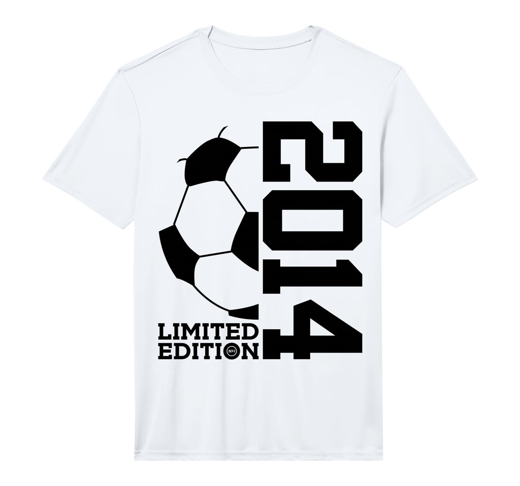 12Th Birthday Soccer 2014 Performance T-Shirt - Novelty Apparel for Adults