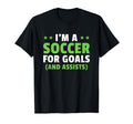 Soccer Player Im Soccer Goals And T-Shirt - Trendy Graphic for Adults