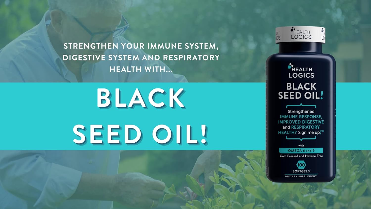 Health Logics  Black Cumin Seed Oil - 100 Softgels
