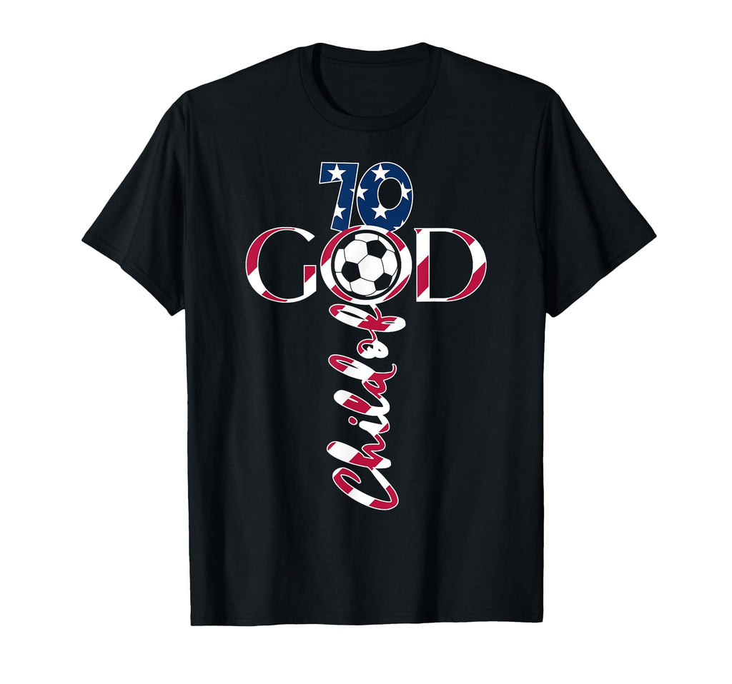 Jesus 70 Years Child God Soccer 70Th T-Shirt - Graphic Print Unisex