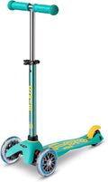 Micro Kickboard - Mini Deluxe Eco, 3-Wheeled, Lean-to-Steer, Swiss-Designed Micro Scooter Made with Recycled and Sustainable Materials, for Preschool Kids, Ages 2-5