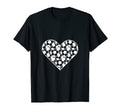 I Love Soccer Heart Shaped Soccer Ball T-Shirt - Fun Novelty Design Unisex