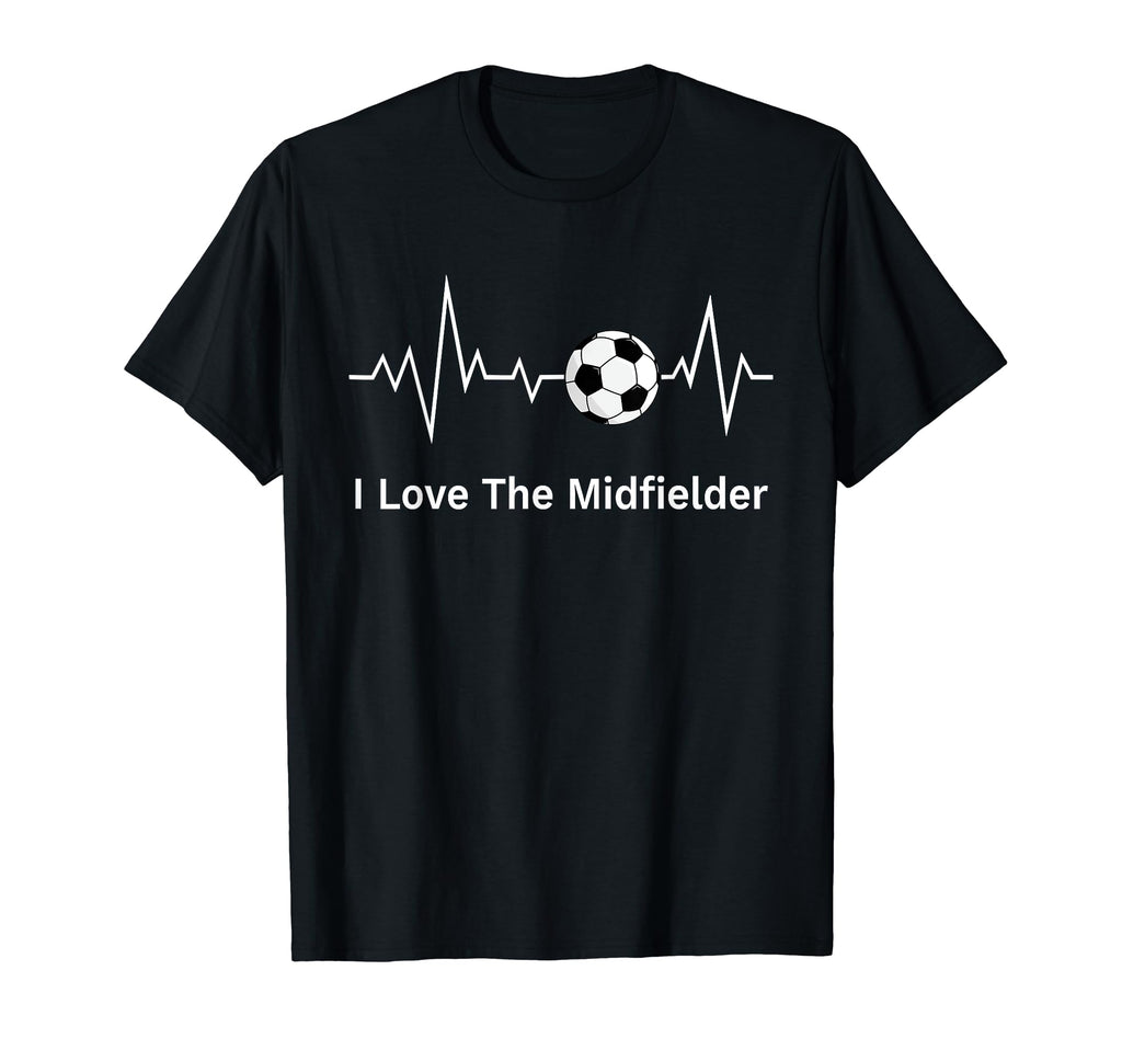 Soccer Moms I Love Midfielder T-Shirt - Novelty Apparel for Adults