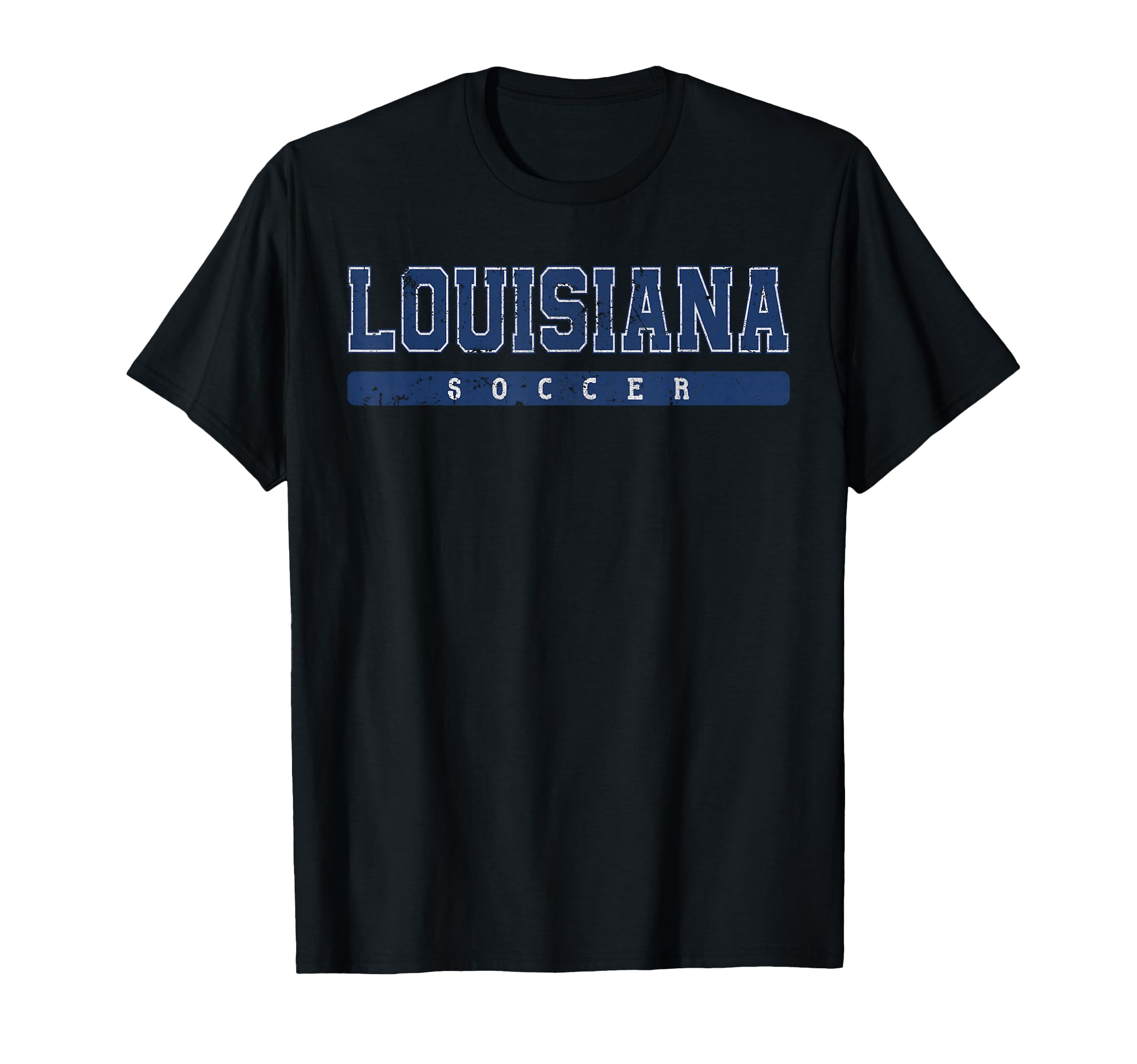 Louisiana Soccer Tees Tanks Tops T-Shirt - Trendy Graphic Unisex
