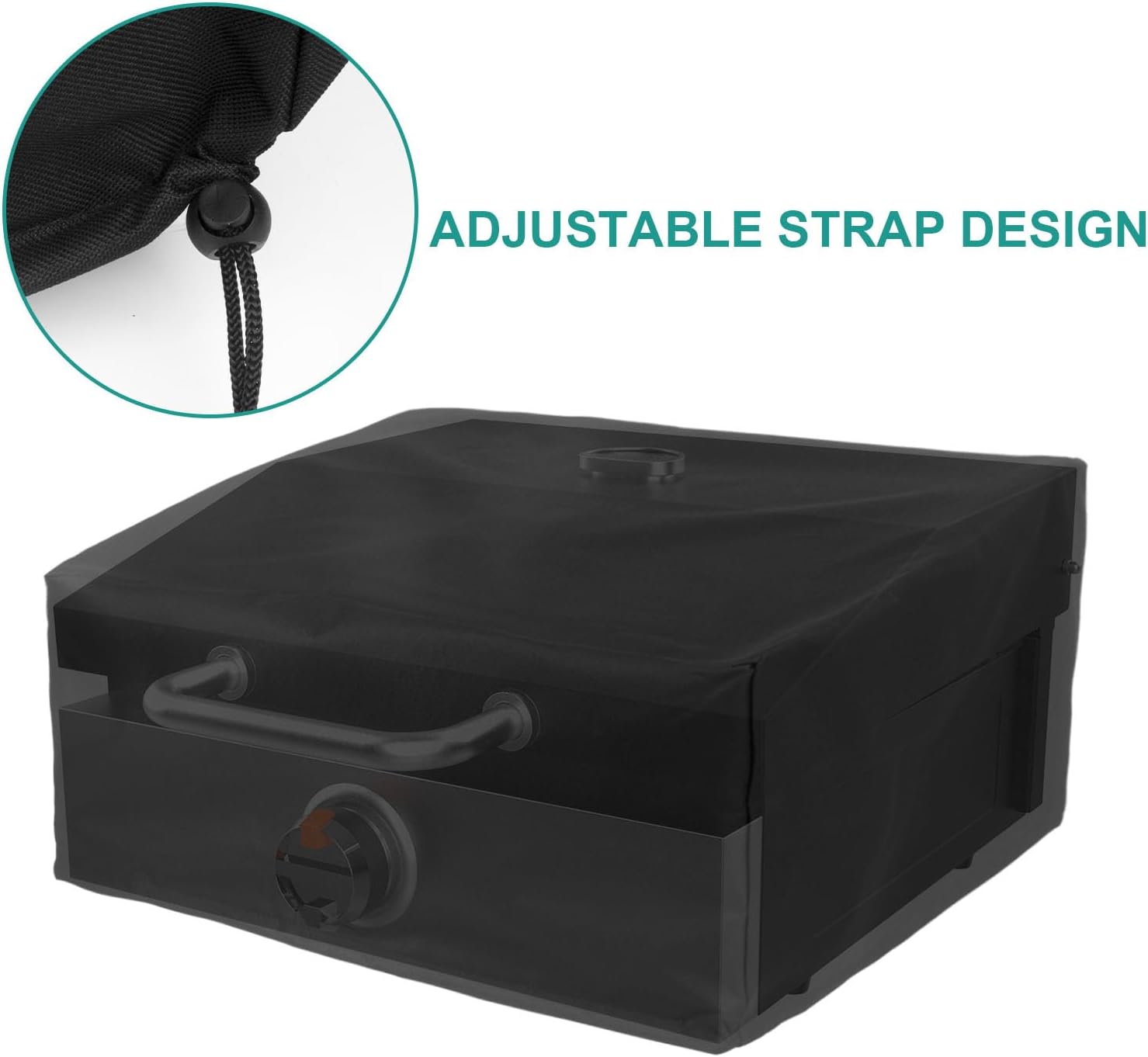 Griddle Lid for Blackstone 17 Inch Adventure Ready 1832 Tabletop Griddle, 1650 Flat Top Grill Station, Hinged Lid Hard Cover with Carry bag and Cover for Blackstone Flat Top Grill