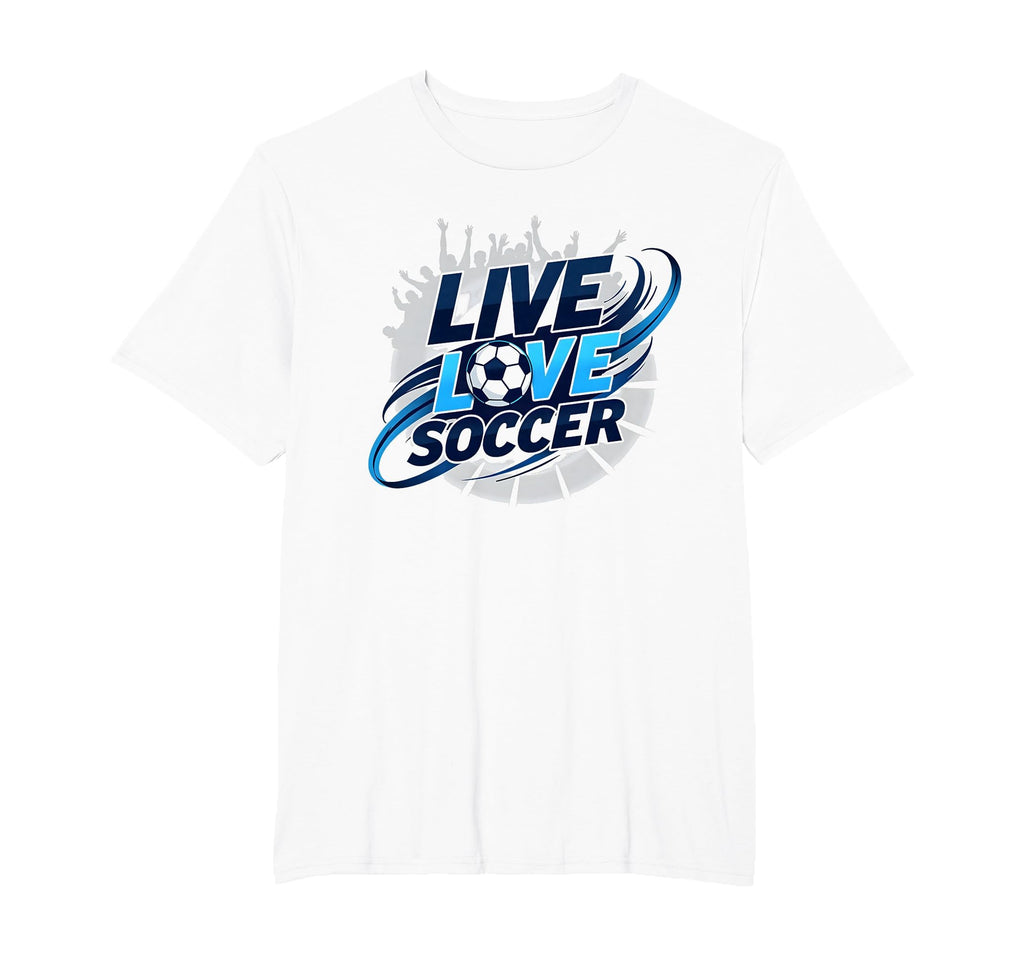 Soccer Mom Live Love Soccer Passion Sweatshirt - Graphic Print Men Women