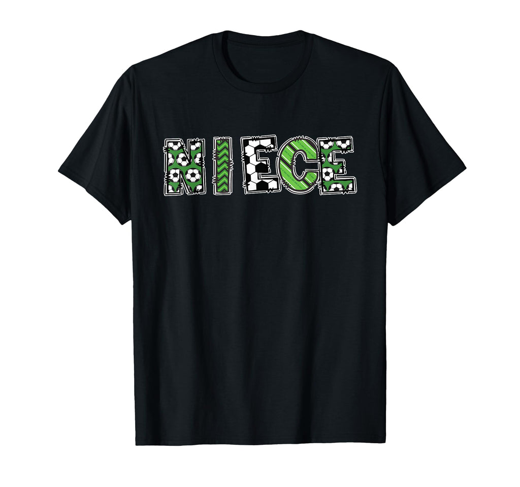 Soccer Niece Birthday Party T-Shirt - Minimalist Print Unisex