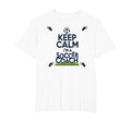 Keep Calm Im Soccer Coach Funny T-Shirt - Casual Everyday Wear Men Women