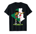 Algeria Soccer Dab Flag Football T-Shirt - Aesthetic Graphic Men Women