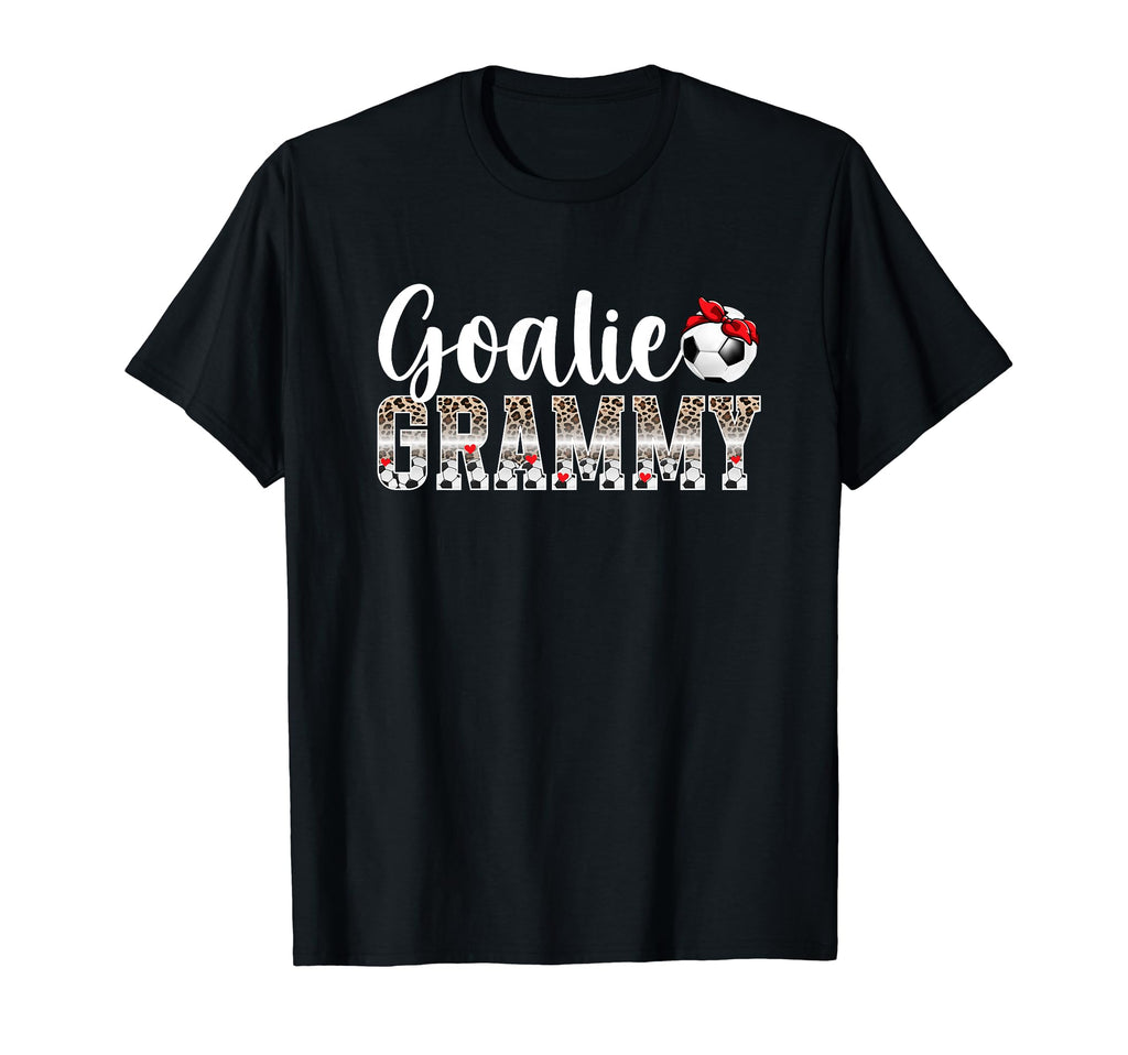 Soccer Goalie Grammy Leopard Soccer T-Shirt - Casual Everyday Wear Unisex
