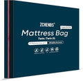 ZCHENBS® – Mattress Bags for Moving and Storage,Mattress Bag with Zippers,5 Mil Ultra-Thick Bed Bag,Waterproof,Anti-Tear,Heavy-Duty Mattress bag (Black, Twin/Twin XL-(1 Pack))