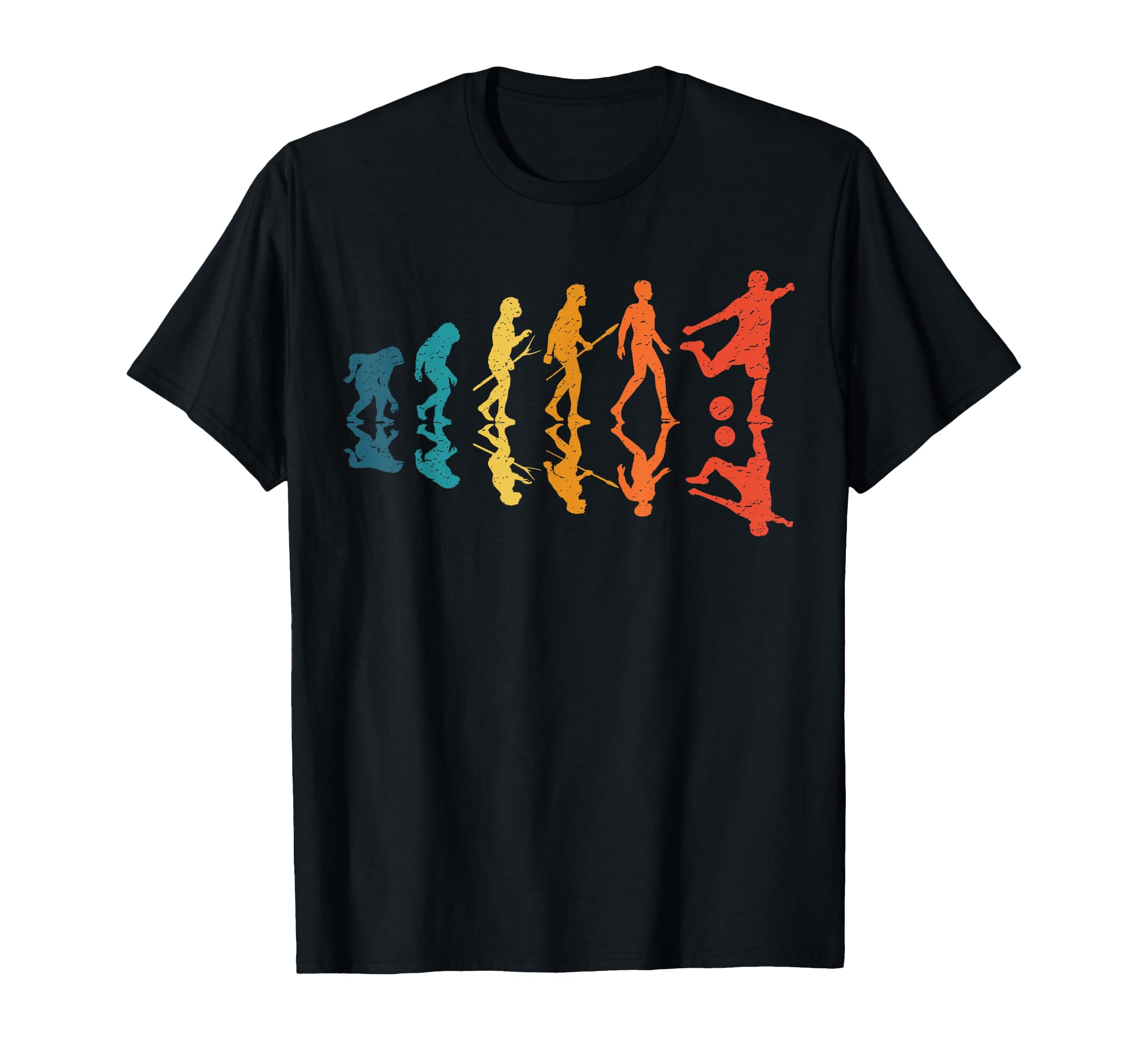 Soccer Evolution Soccer Player T-Shirt - Custom Art Print for Adults