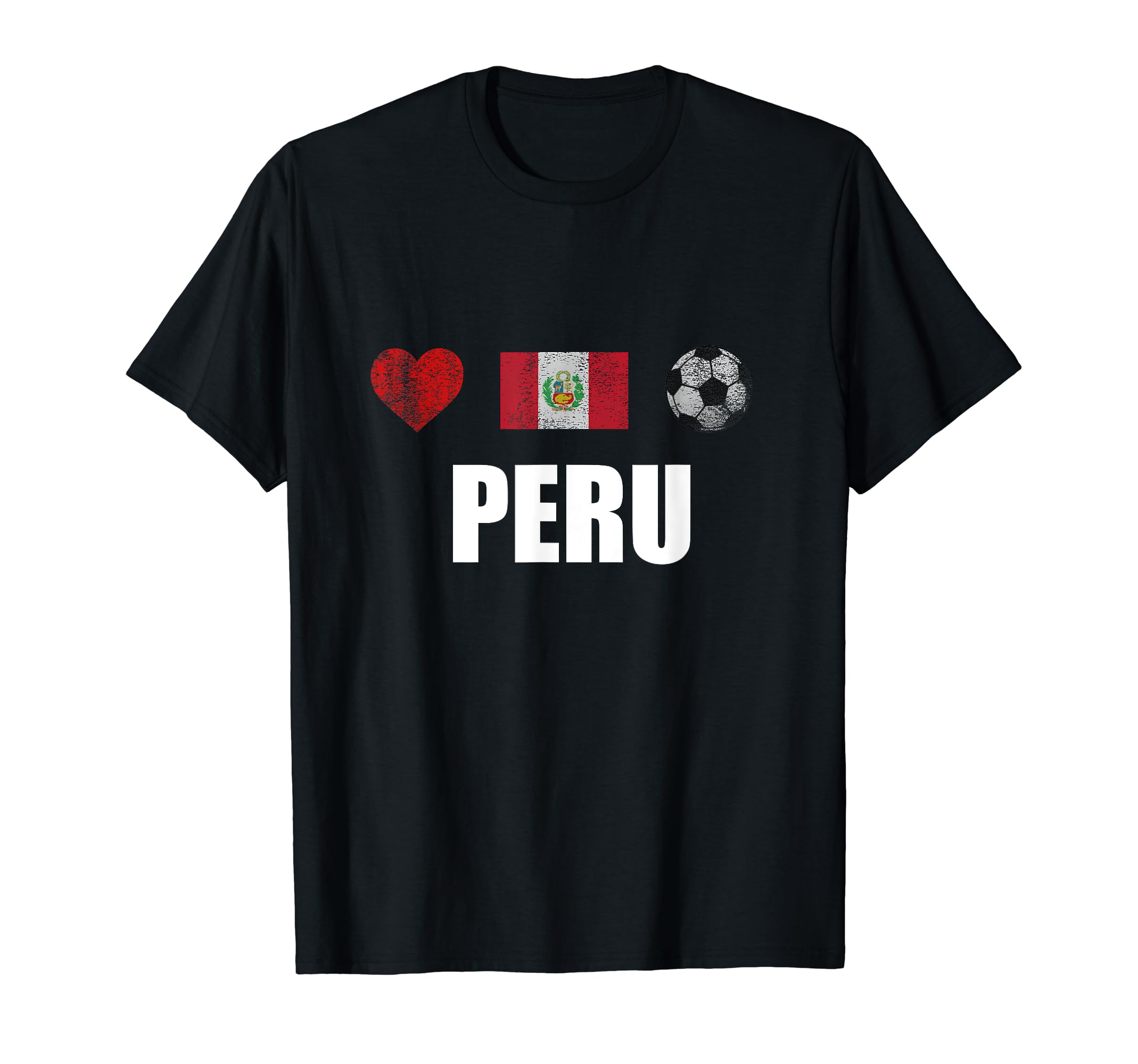 Peru Football Peru Soccer Jersey T-Shirt - Casual Everyday Wear Men Women
