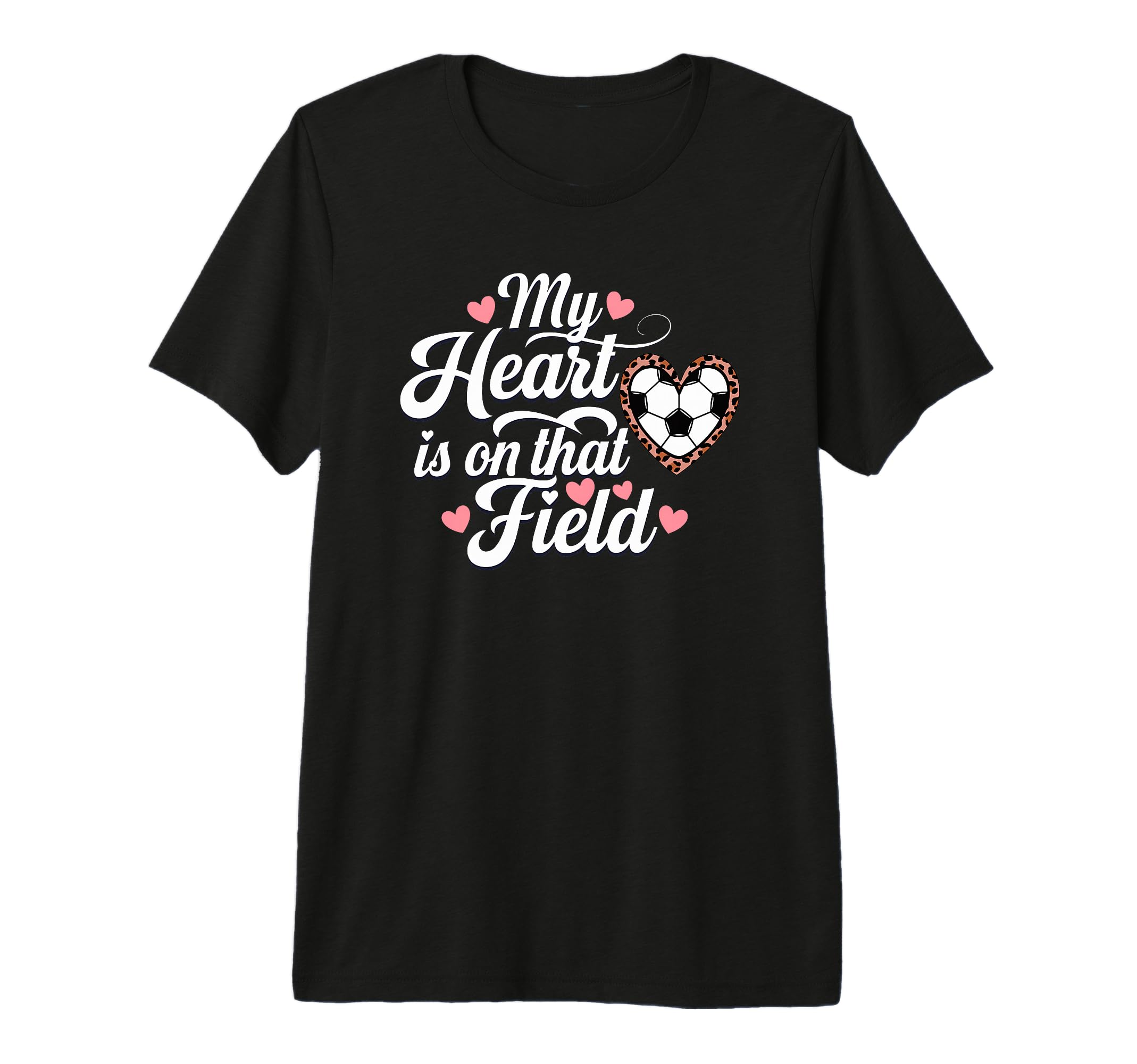 My Heart Is That Field Soccer Mom Tri T-Shirt - Novelty Apparel Men Women