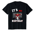 Its My 6Th Birthday 6 Year Old T-Shirt - Minimalist Print for Adults