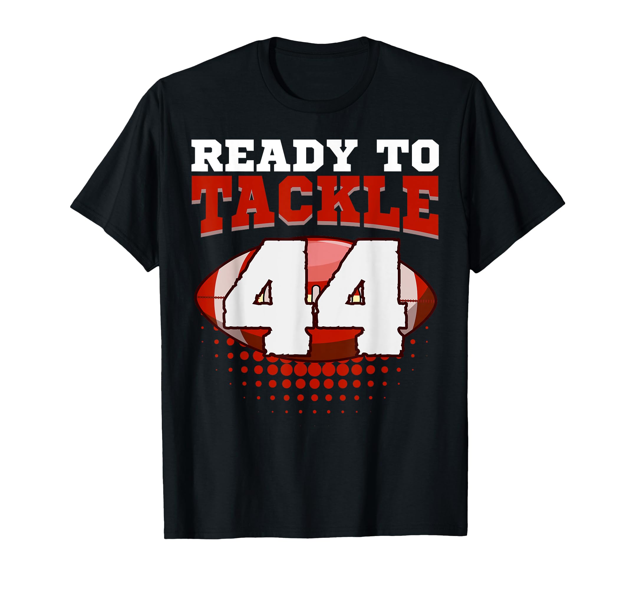 Football 44Th Birthday Player T-Shirt - Fun Novelty Design Men Women