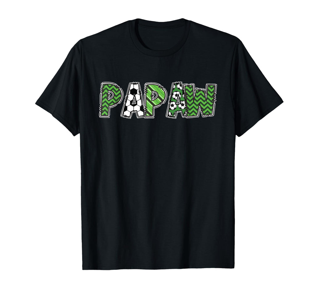Soccer Grandpa Papaw Birthday Party T-Shirt - Aesthetic Graphic for Adults
