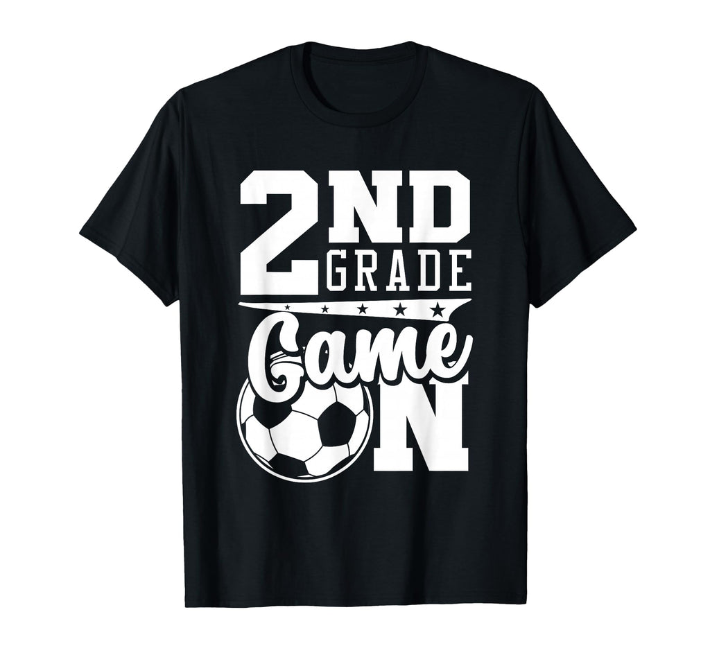 2Nd Grade Game Back To School Soccer T-Shirt - Custom Art Print Unisex