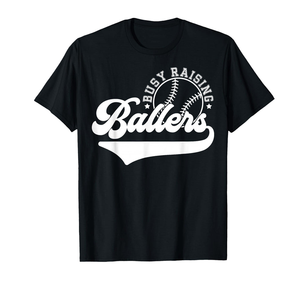 Funny Baseball Season Baseball Mom Busy T-Shirt - Novelty Apparel Unisex