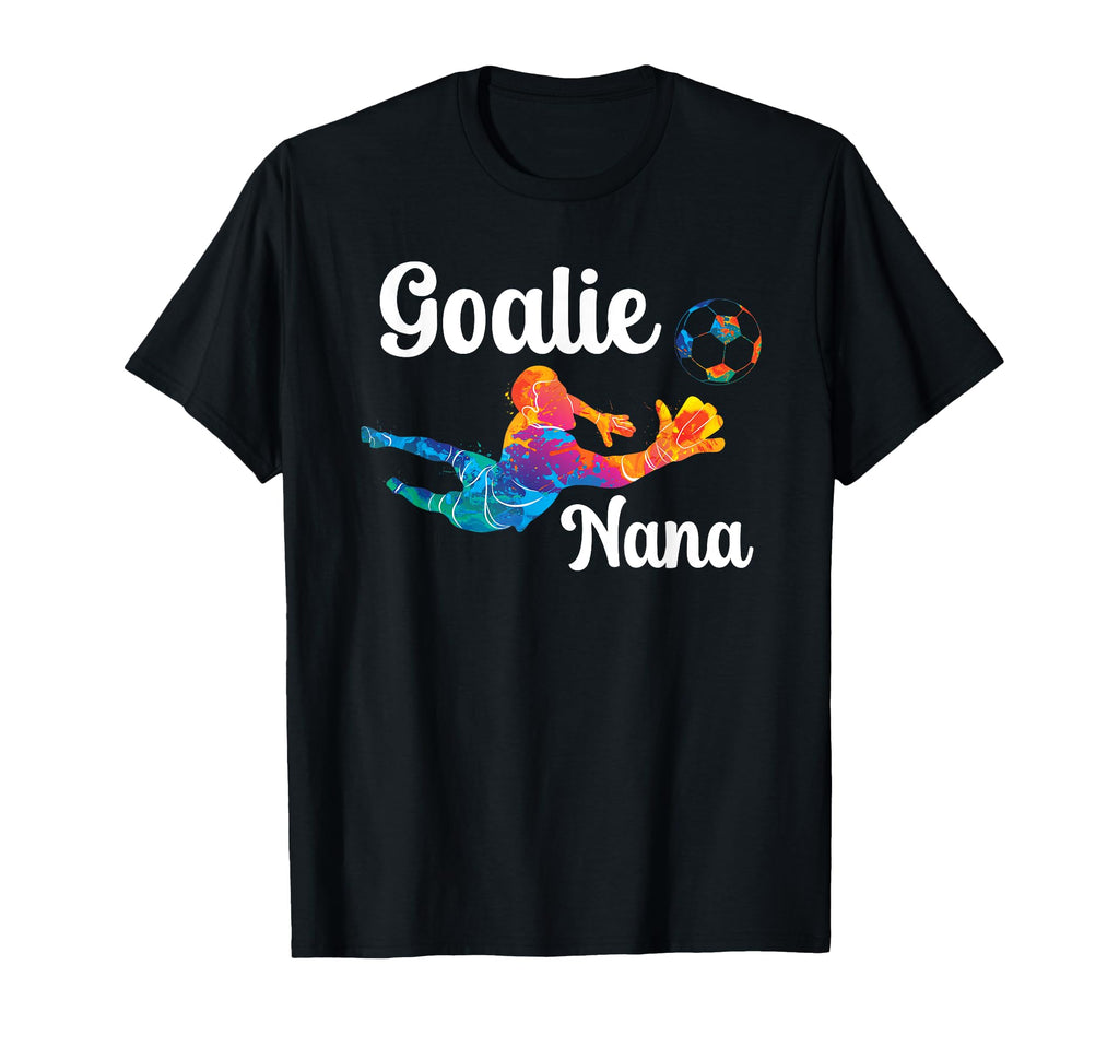 Soccer Goalie Nana Soccer Keeper T-Shirt - Fun Novelty Design Men Women