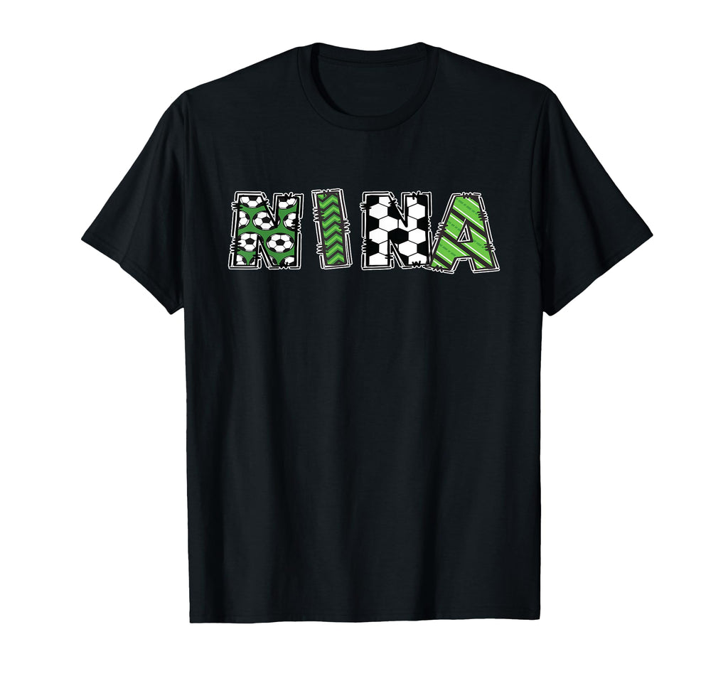Soccer Nina Birthday Party T-Shirt - Custom Art Print for Adults