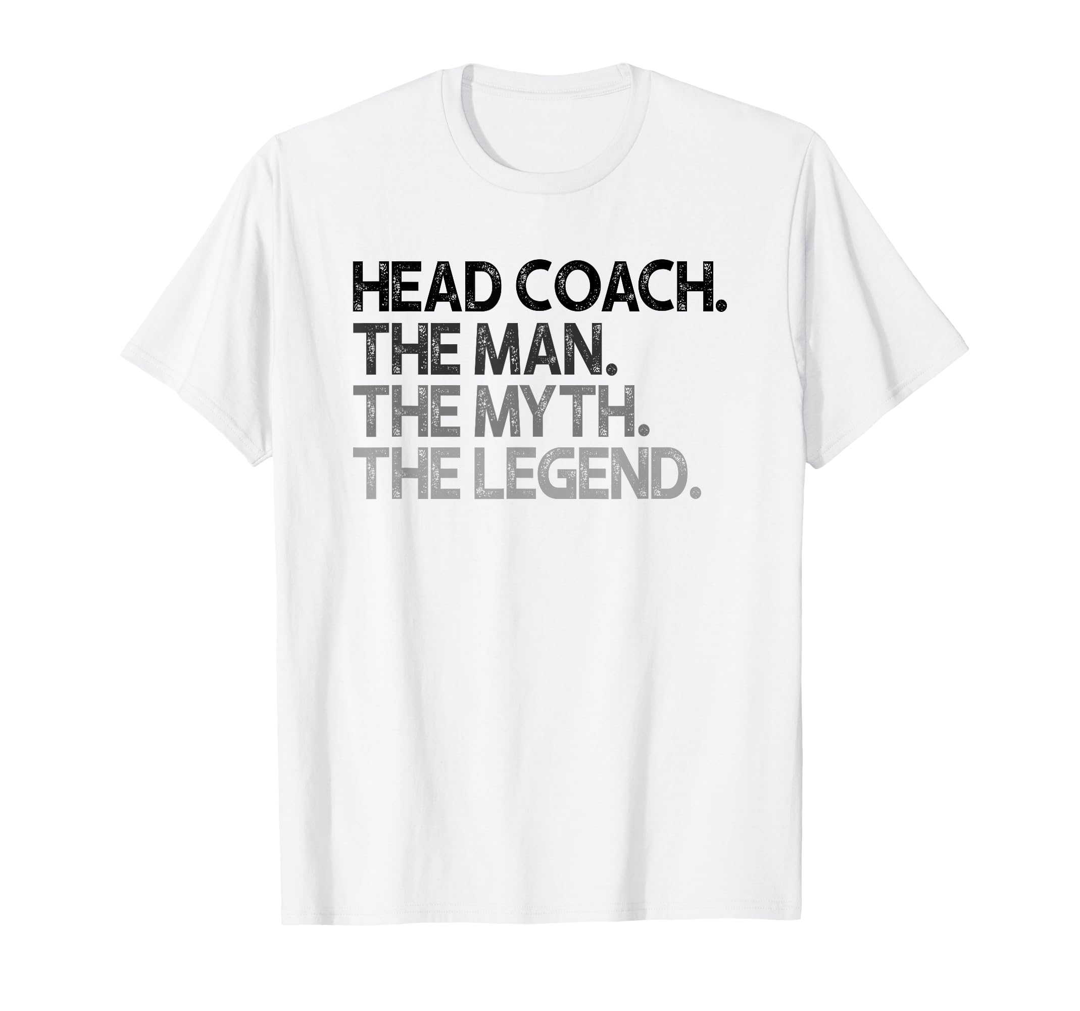 Head Coach Myth Legend Gift T-Shirt - Fun Novelty Design for Adults
