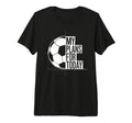 Soccer Football Love My Plans Today Sports T-Shirt - Unique Graphic Unisex